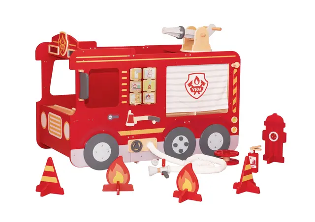Brannbil lekemøbel B150 x D102 x H109 cm 