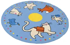 Katt teppe Ø180 cm