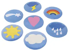 Sitteputer Ø40 x H4 cm, 7 stk