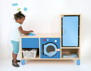 Vaskerom L100 x B39 x H49/86 cm