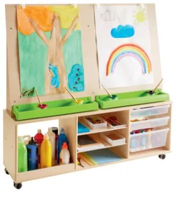 Uni staffeli dobbel L130 x B33 x H125 cm 