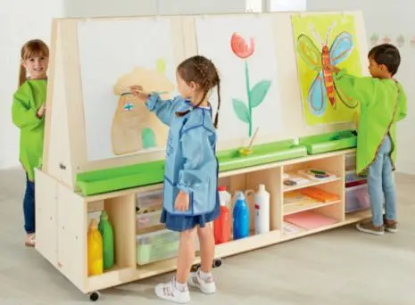 Uni staffeli dobbel L130 x B33 x H125 cm 