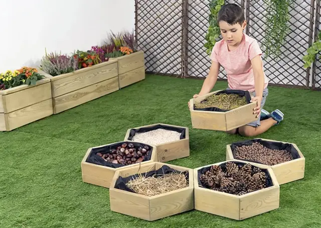 Oasis sensorisk kasse L41 x B37 x  H11 cm 