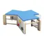 Actigym Y-plattform L136 x B107 x  H43 cm