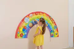 Regnbue motorikktavle B162 x H81 cm