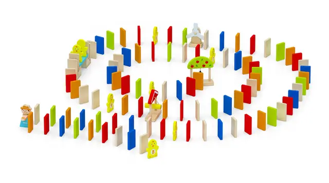 Dominobane 116 deler 