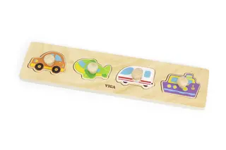 Innpasningspuslespill kjøretøy 4 brikker