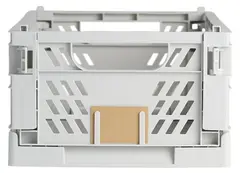 Sammenleggbar kasse lys gr&#229; L50 x B33 x H20 cm