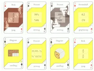 getSmart Brøk/prosent/desimal (gul)