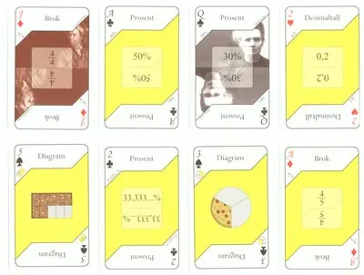 getSmart Brøk/prosent/desimal (gul) 