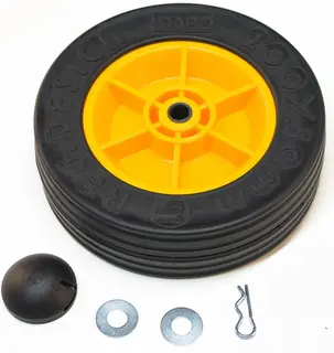 Rabo bakhjul 200 x 50 mm, komplett
