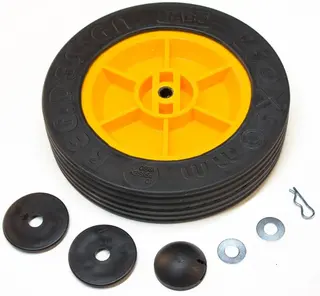 Rabo bakhjul 250 x 50 mm, komplett