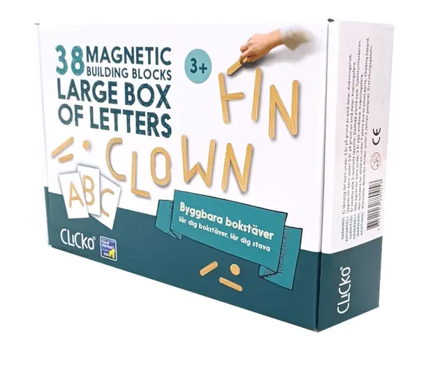 Clicko stor byggeboks 38 deler 