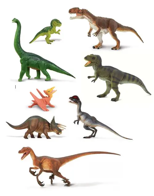 Dinosaur mix 10-22 cm, 8 stk 