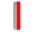 SMG garderobeskap 1 dør rød B30 x D55 x H175 cm