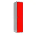 SMG garderobeskap 1 dør rød B40 x D55 x H175 cm