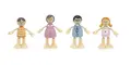 Dukkehusfamilie sett 1 4 stk