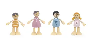 Dukkehusfamilie sett 1 4 stk