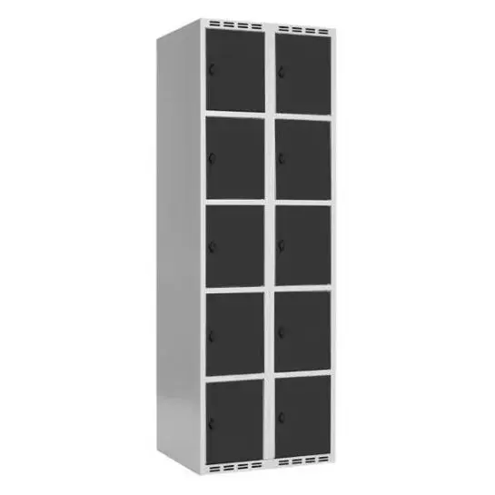 SMG garderobeskap 5-delt 2 søyler antr. B60 x D55 x H175 cm 