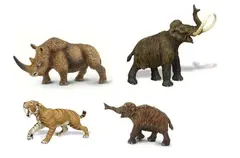 Forhistoriske dyr 7-23 cm, 4 stk