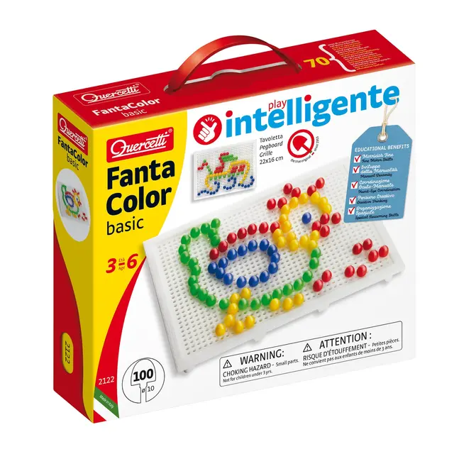 Stiftmosaikk brett og stifter 100 stifter 