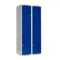 SMZ garderobeskap 2 s&#248;yler bl&#229; B80 x D55 x H175 cm
