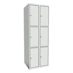 SMT skoleskap 3-delt 2 s&#248;yler B60/B80 x D55 x H175 cm