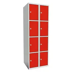 SMT skoleskap 4-delt 2 s&#248;yler B60/B80 x D55 x H175 cm