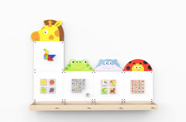 Magnetisk aktivitetstavle B157 x D9 x H114 cm 