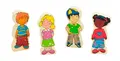 Verdens barn magnetiske figurer