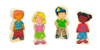 Verdens barn magnetiske figurer