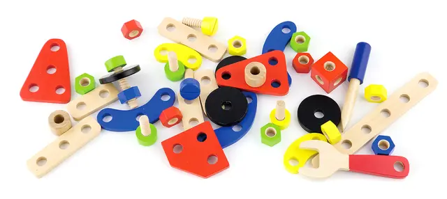 Konstruksjonsett 68 deler 