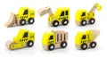 Anleggsbiler mini L9-11 cm, 6 stk