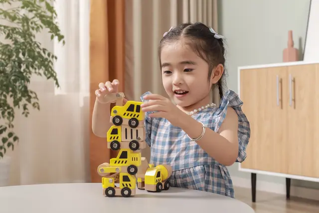 Anleggsbiler mini L9-11 cm, 6 stk 