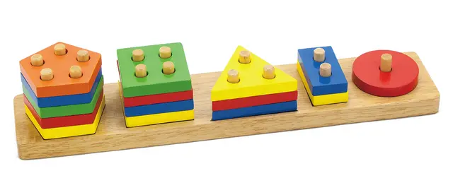 Geometriske klosser L37 x B75 x H8 cm 