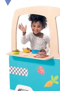 Food truck lekekjøkken B110 x D84 x H115 cm