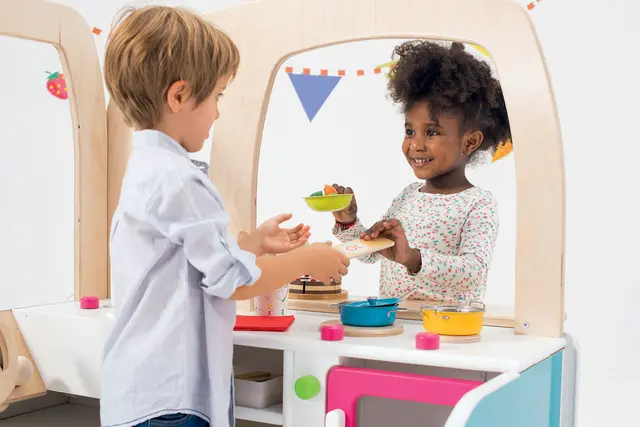 Food truck lekekjøkken B110 x D84 x H115 cm 