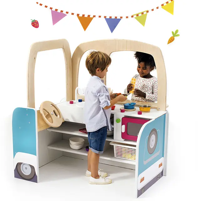 Food truck lekekjøkken B110 x D84 x H115 cm 