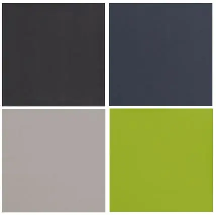 Micro polstret pedagogstol med rygg sort H37-49 cm 