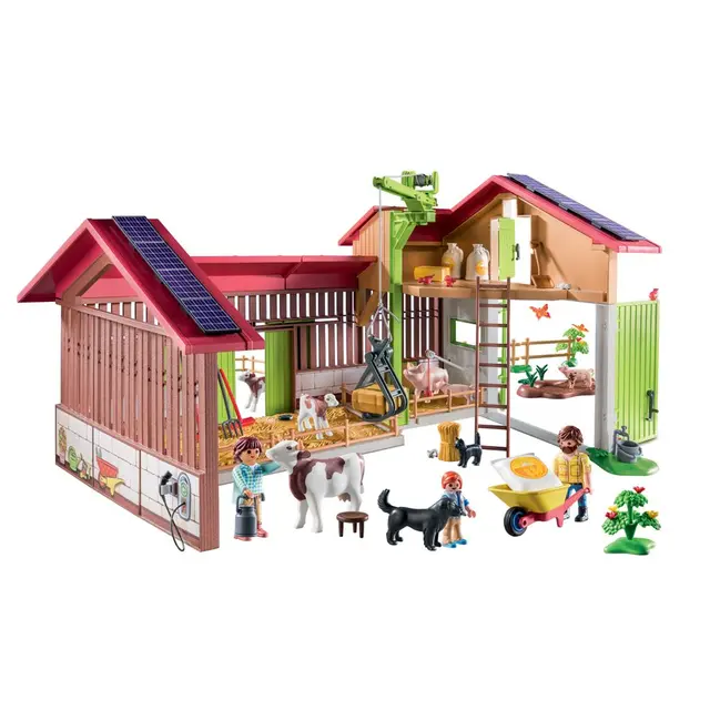 Playmobil bondegård L45 x B34 x H29 cm 