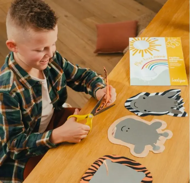 Filt dyremønster 12 stk 