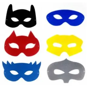 Masker i filt 12 stk 