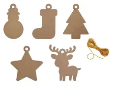 Treoppheng store julefigurer 11 cm, 50 stk