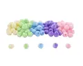 Pompon-perler pastell 100 stk