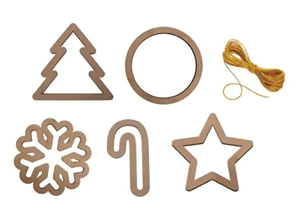 Treoppheng juleformer 50 stk 