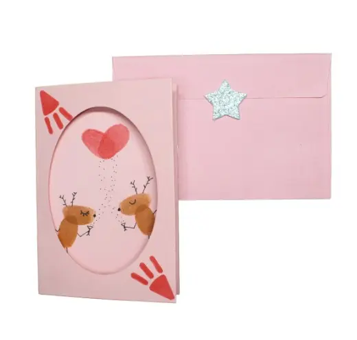 Passepartoutkort fargemix 10 stk 