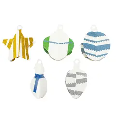 Washitape glitter B15 mm, 6 stk