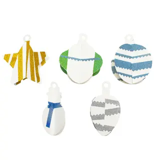 Washitape glitter B15 mm, 6 stk