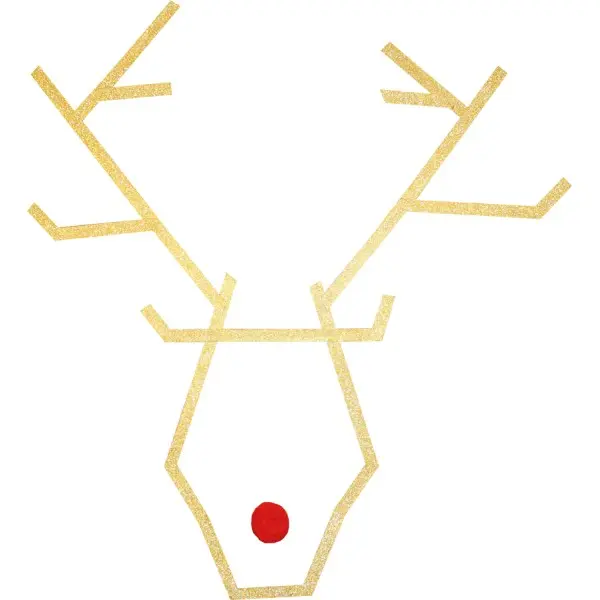 Washitape glitter B15 mm, 6 stk 