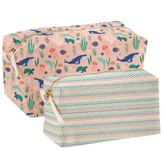 Mønstret stoff geometri mix L46 x B55 cm, 4 stk